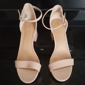 Candies Stacked Heel